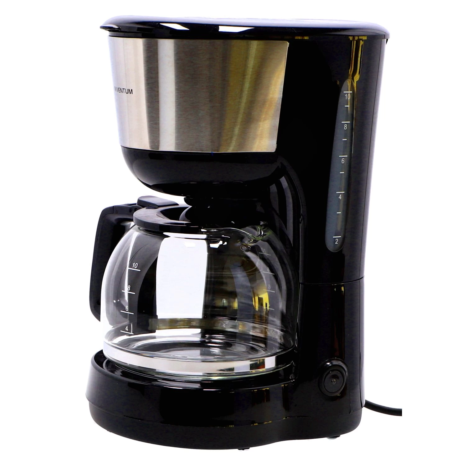 Inventum Koffiezetter 1.25l Zwart/rvs 10 Kopjes 2 Inventum Koffiezetter 1.25l Zwart/rvs 10 Kopjes - Afbeelding 2