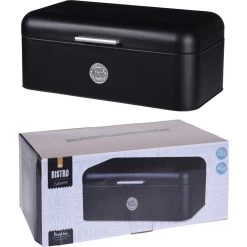 Excellent Houseware Broodtrommel Metaal Zwart42 X 22 X 16 Cm -Keukenwinkel 101 1970 3 1