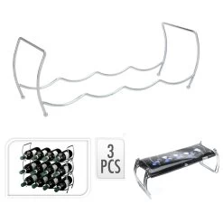 Excellent Houseware Wijnrek Stapelbaar Chroom -Keukenwinkel 101 2085 4 1