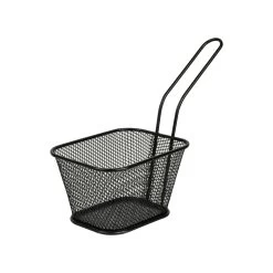 Gusta Frietmandje 10,5 X 8,5 Cm Mat Zwart