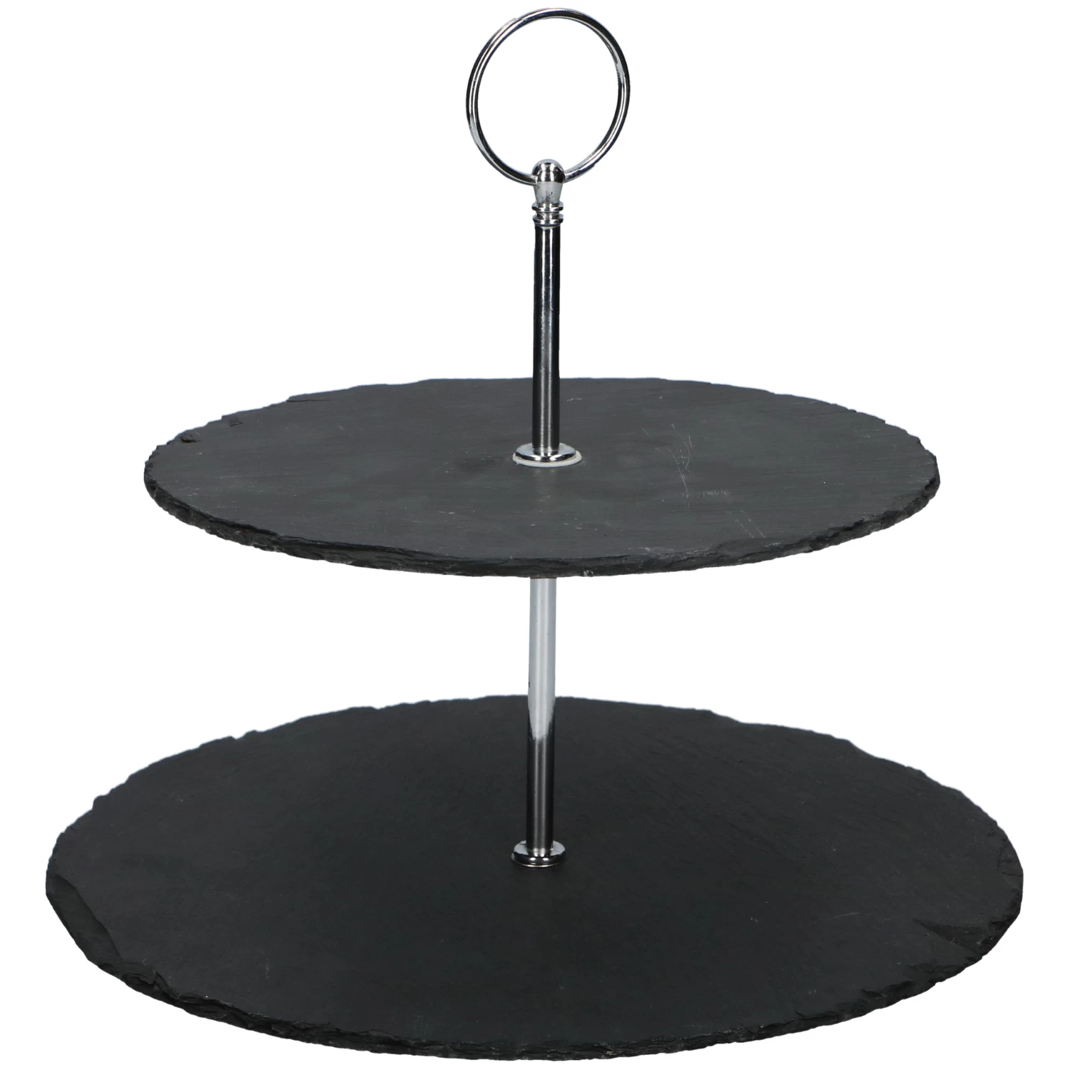 Alpina Etagère 2 Laags Leisteen 25 X 24 Cm 1 Alpina Etagère 2 Laags Leisteen 25 X 24 Cm