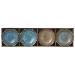 Excellent Houseware Snackschaaltjes Rustiek 4 Stuks 3 Assorti -Keukenwinkel 101 2485 3 1