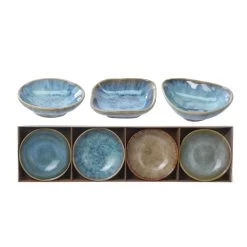 Excellent Houseware Snackschaaltjes Rustiek 4 Stuks 3 Assorti -Keukenwinkel 101 2485 5 1