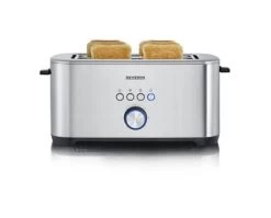 Severin Broodrooster Voor 4 Sneetjes XXL MetBagelfunctie AT 2512 -Keukenwinkel 101 2512 3 1