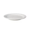 Bord 21 Cm Porcelein Os Wit