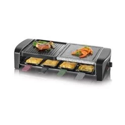 Severin Gourmet En Raclette-grill MetNatuurgrillsteen 8-persoons RG 9645 -Keukenwinkel 101 3699 4 1