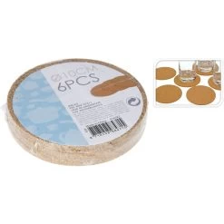 Excellent Houseware Glasonderzetter Kurk 6 Stuks Ø10 X 3 Mm -Keukenwinkel 101 4000 4 1