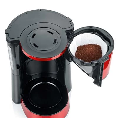 Severin Koffiezetapparaat 1000W Rood KA 4817 2 Severin Koffiezetapparaat 1000W Rood KA 4817 - Afbeelding 2