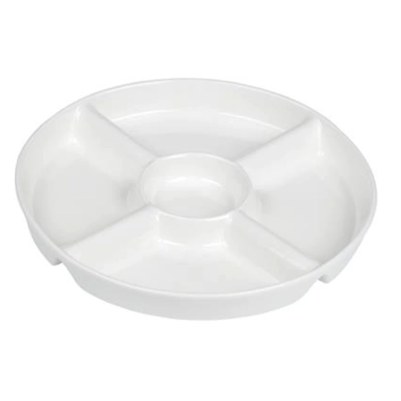 Alpina Snackschaal 5 Vaks Keramiek Wit 1 Alpina Snackschaal 5 Vaks Keramiek Wit