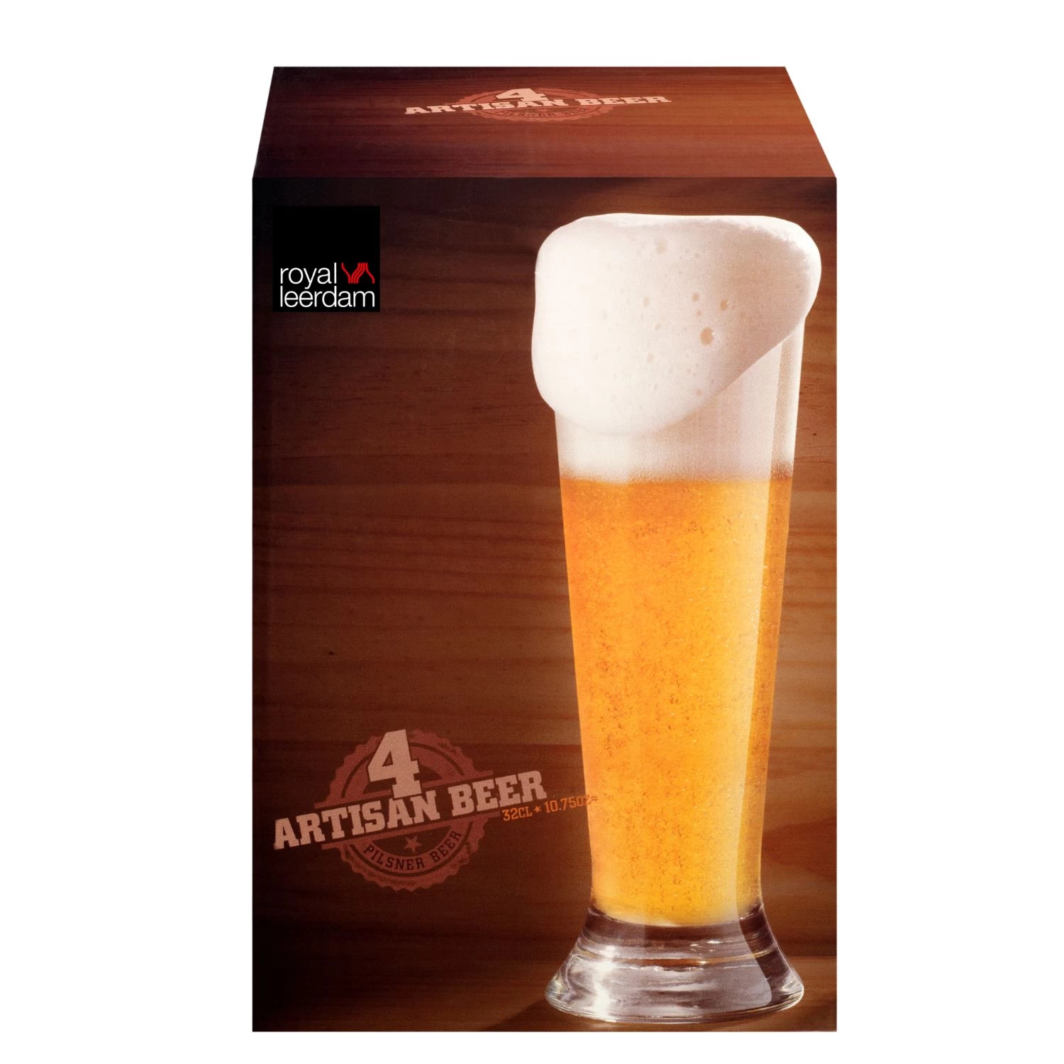 Royal Leerdam Bierglas Pilsner 4 Stuks 1 Royal Leerdam Bierglas Pilsner 4 Stuks