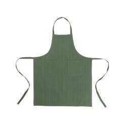 Keukenschort Indi Army Green 75 X 90 Cm Linen AndMore
