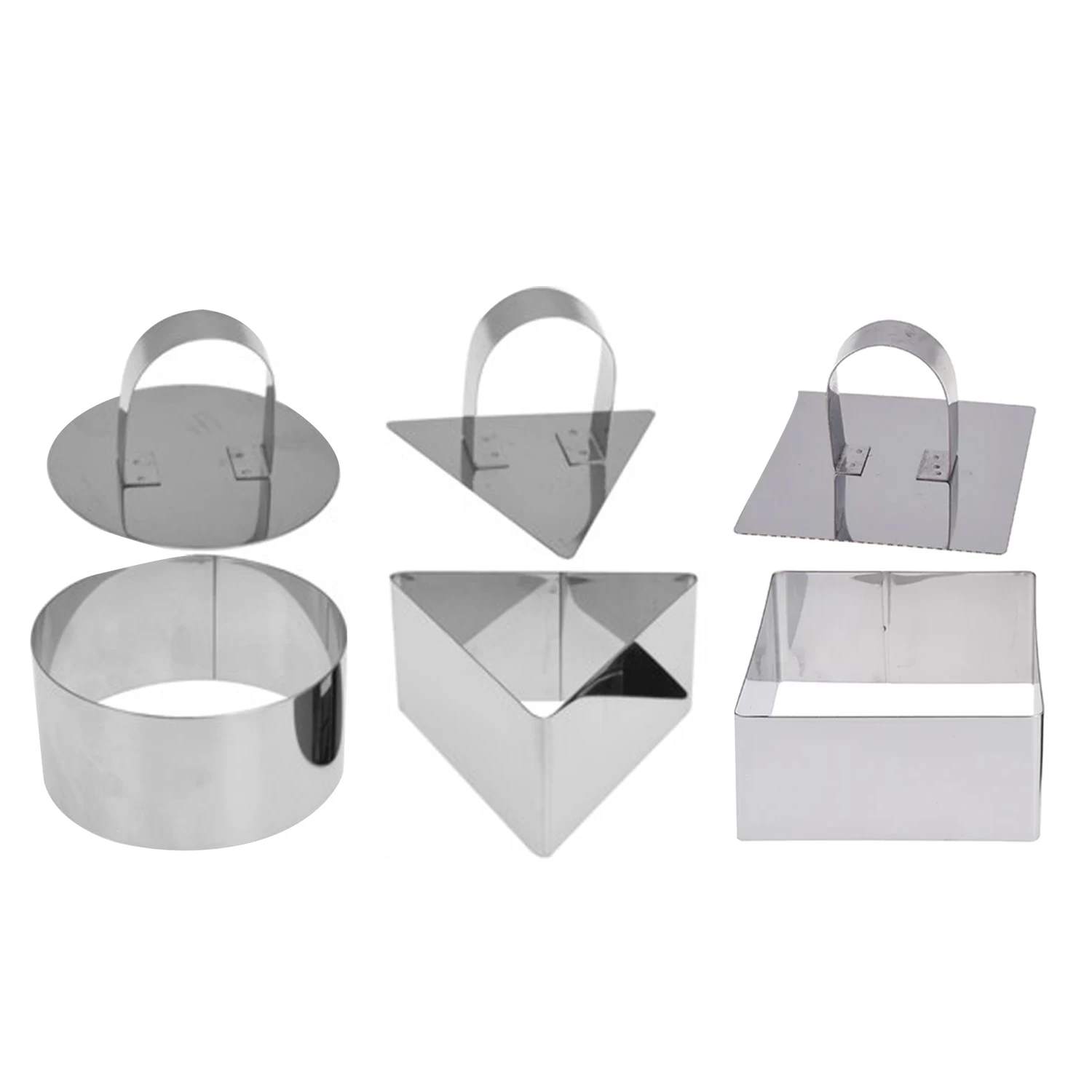 Merkloos Bakringen Set Van 4 3 Assorti Vormen 4 Merkloos Bakringen Set Van 4 3 Assorti Vormen - Afbeelding 4