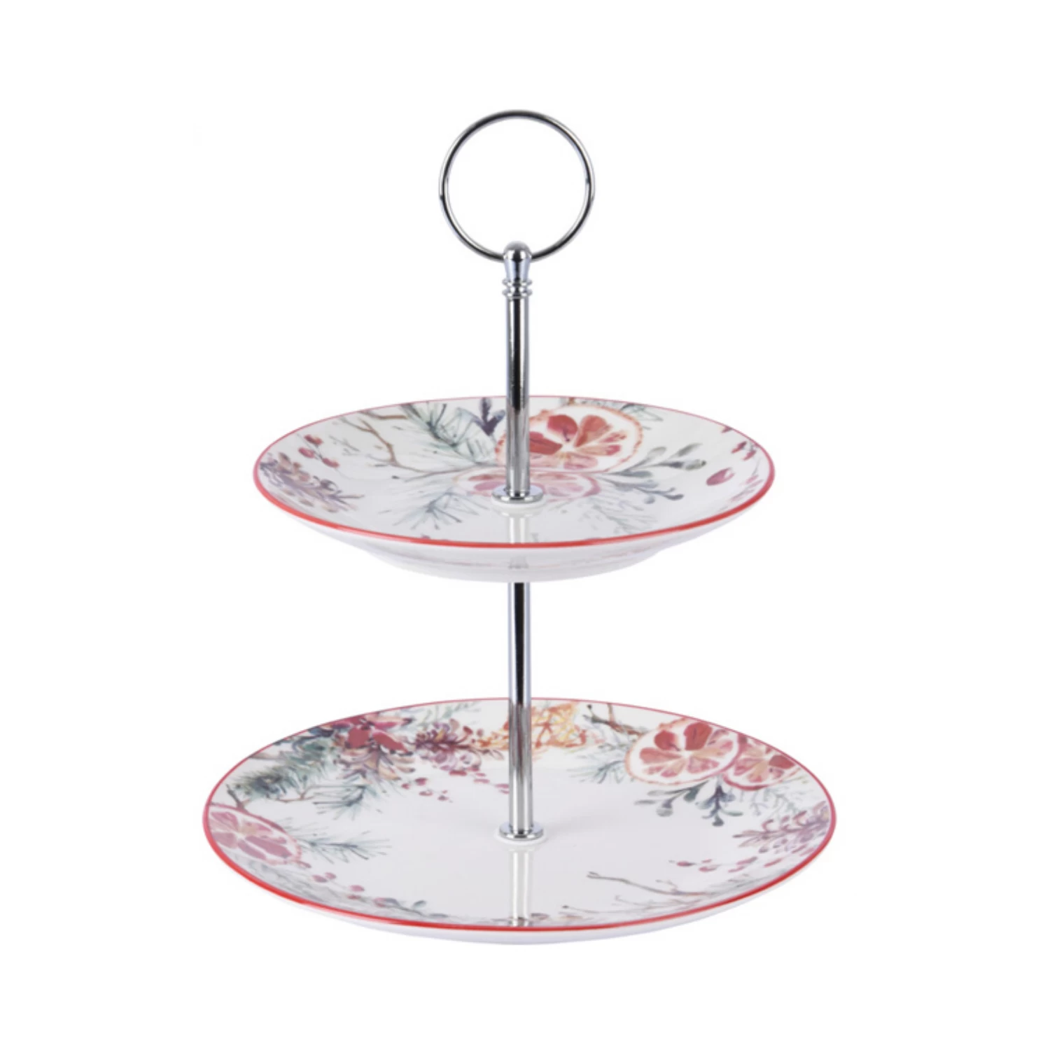 Excellent Houseware Etagere 2-laags Porselein 2 Assorti 1 Excellent Houseware Etagere 2-laags Porselein 2 Assorti