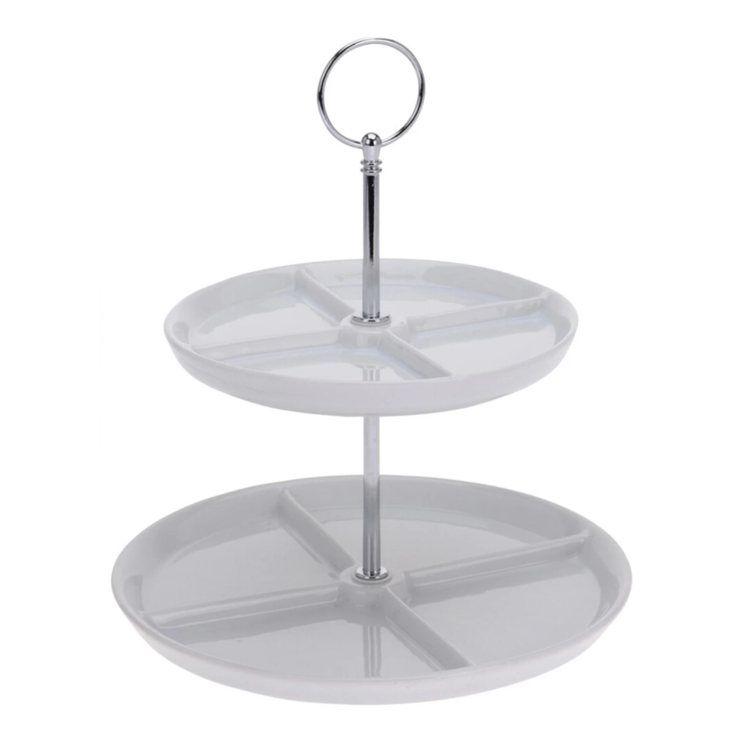 Excellent Houseware Etagere 2-laags Porselein 1 Excellent Houseware Etagere 2-laags Porselein