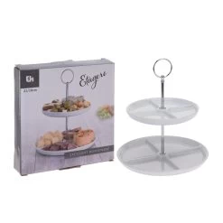 Excellent Houseware Etagere 2-laags Porselein 5 Excellent Houseware Etagere 2-laags Porselein -Keukenwinkel 101 6978 3 1
