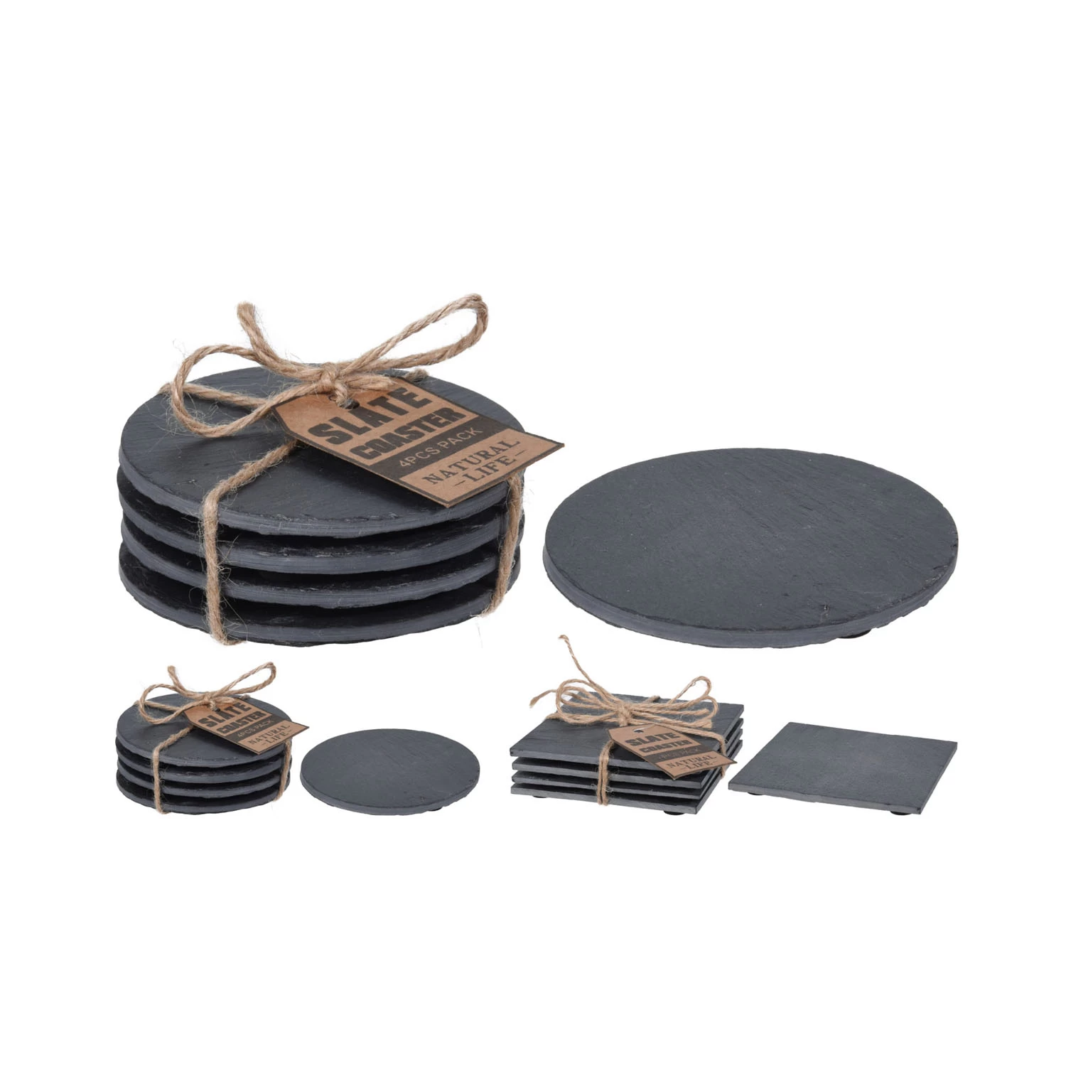 Onderzetters Leisteen Set A 4 1 Onderzetters Leisteen Set A 4