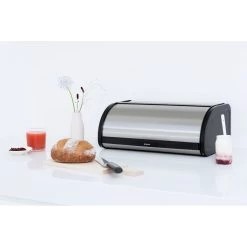 Brabantia Broodtrommel Met Schuifdeksel Mat Staal 9 Brabantia Broodtrommel Met Schuifdeksel Mat Staal -Keukenwinkel 101 9445 5 1