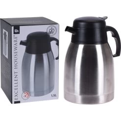 Excellent Houseware Koffiekan 1.5 Liter Rvs -Keukenwinkel 102 0600 3 1