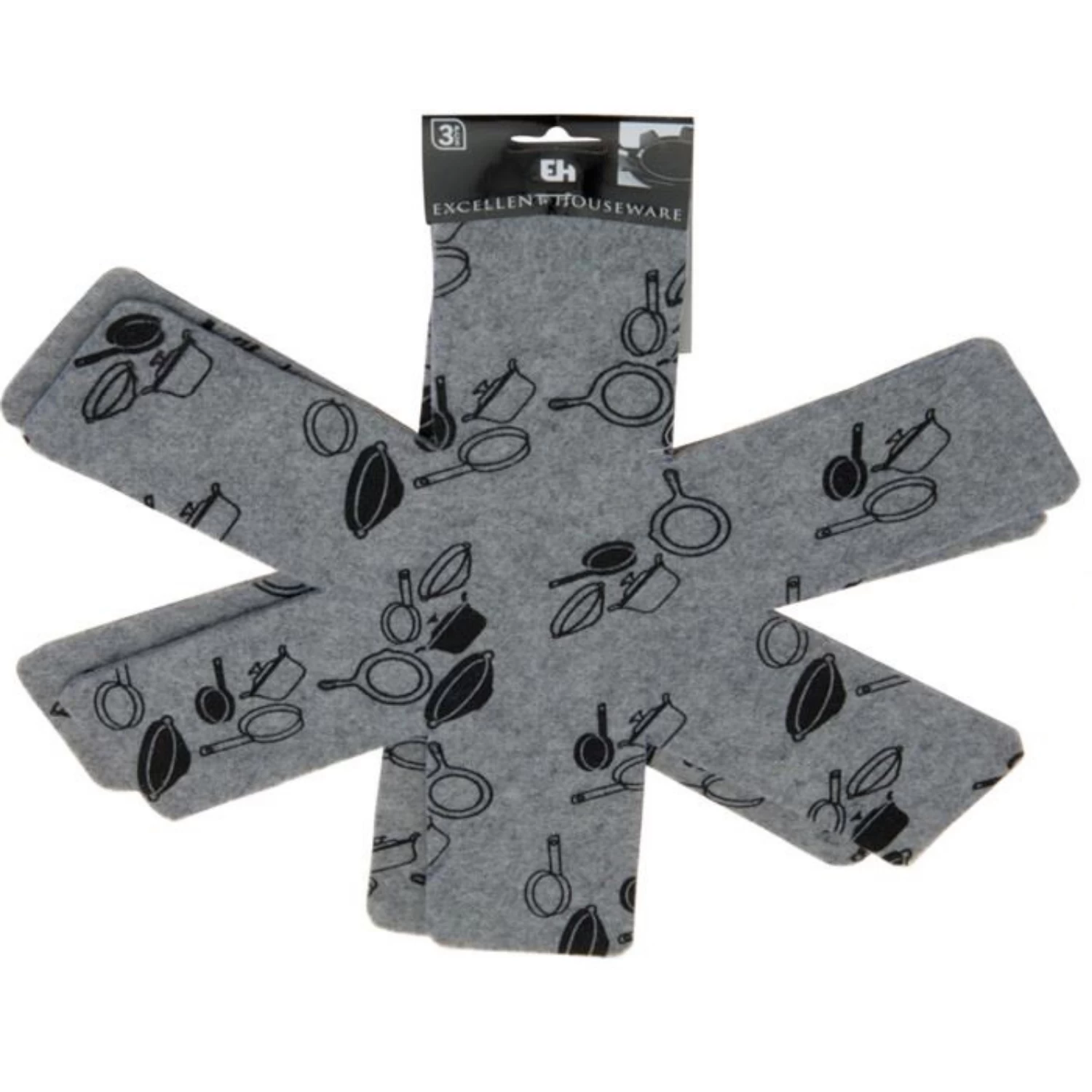 Excellent Houseware Panbeschermers Ø38 Cm 3 Stuks 1 Excellent Houseware Panbeschermers Ø38 Cm 3 Stuks