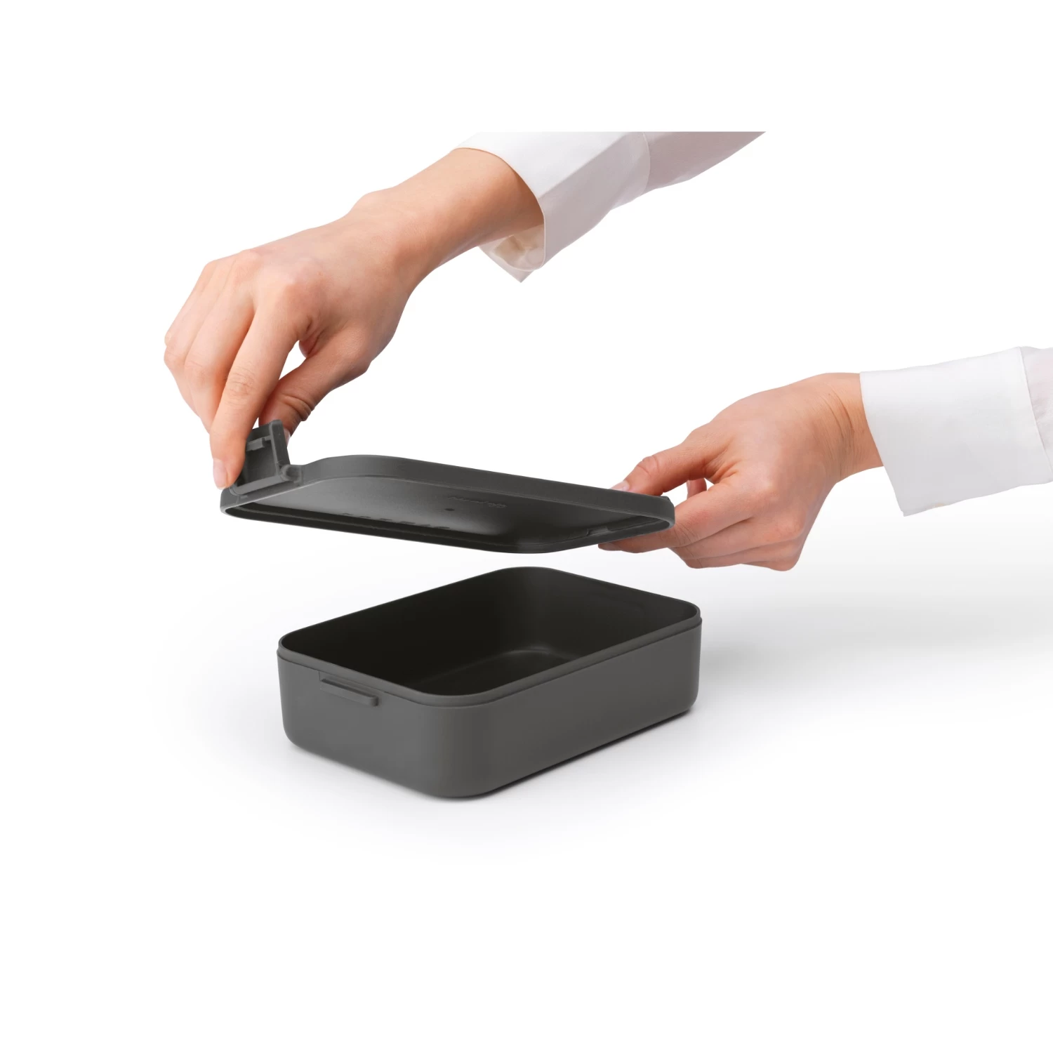 Brabantia Make En Take Lunchbox Medium Donkergrijs 3 Brabantia Make En Take Lunchbox Medium Donkergrijs - Afbeelding 3