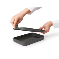 Brabantia Make & Take Lunchbox Plat Donkergrijs 10 Brabantia Make & Take Lunchbox Plat Donkergrijs -Keukenwinkel 102 2704 4 1