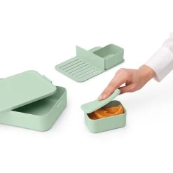 Brabantia Make & Take Bento Lunchbox Groot Jade Groen -Keukenwinkel 102 3527 5 1