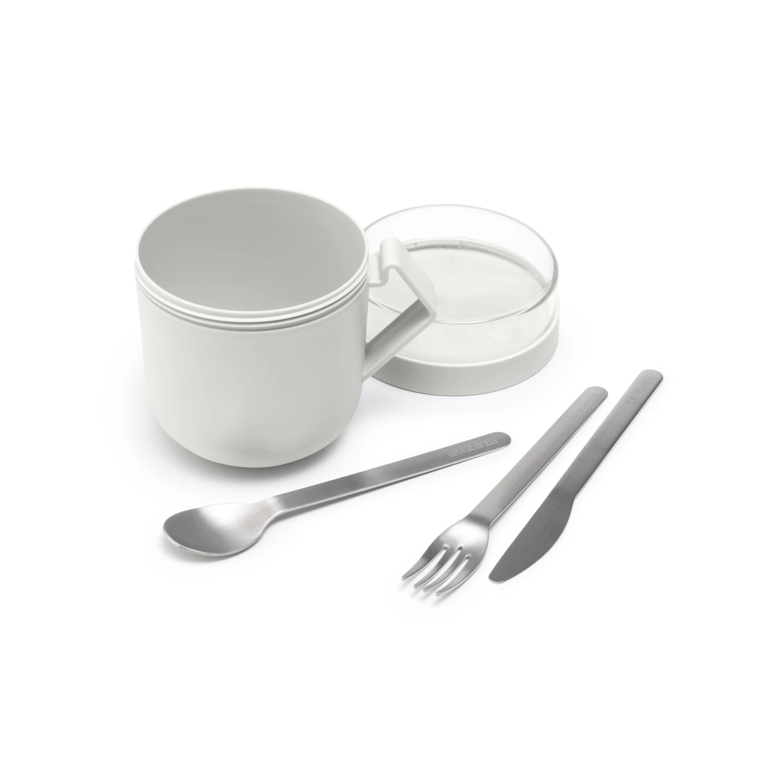 Brabantia Make En Take Soepbeker Lichtgrijs 1 Brabantia Make En Take Soepbeker Lichtgrijs