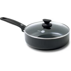 GreenPan Cambridge Black Hapjespan Met Deksel Ø24 Cm