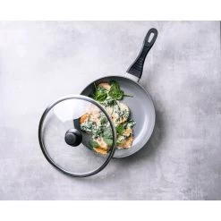 BK Easy Basic Hapjespan Met Deksel Ø28 Cm -Keukenwinkel 102 9019 3 1