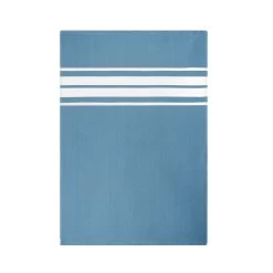 Theedoek Streep EM Kitchen 50x70 Blauw
