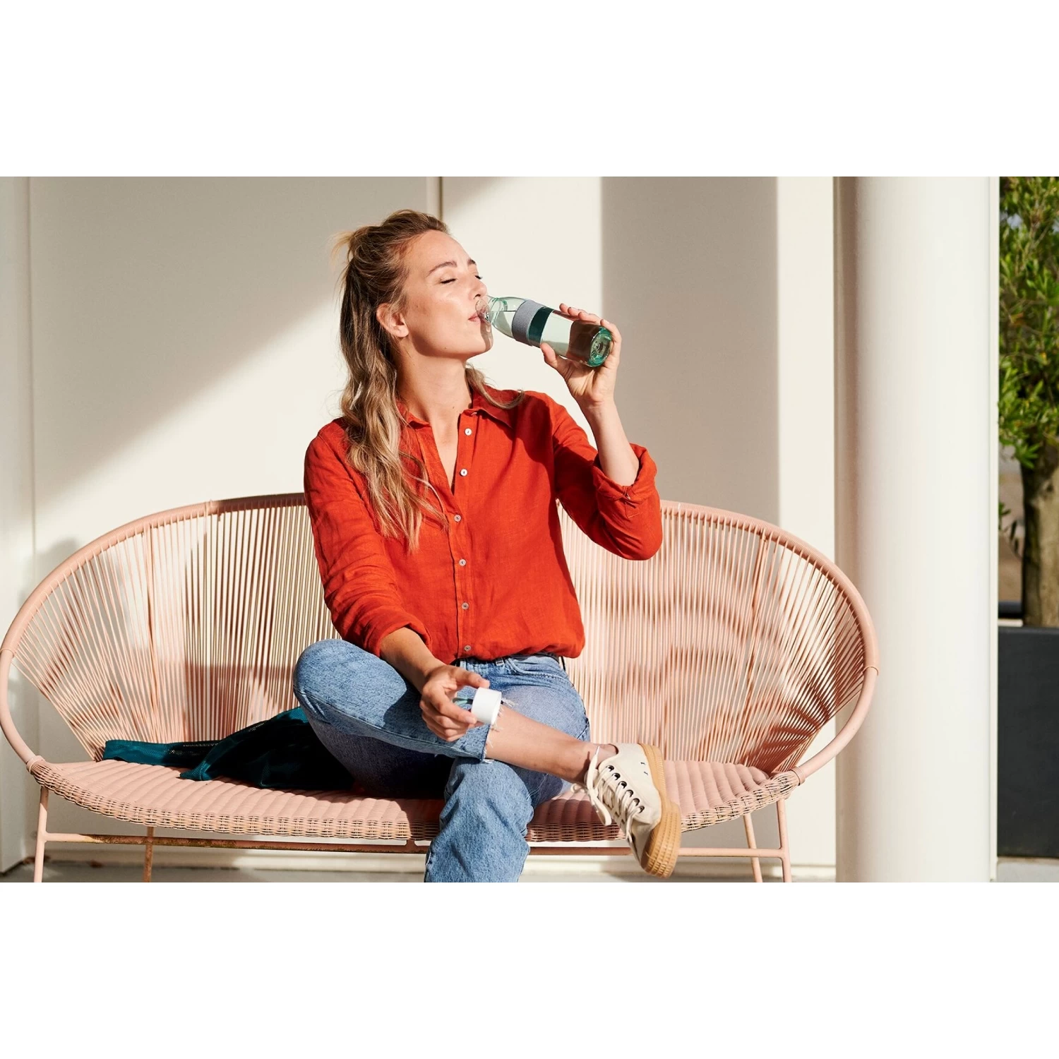 Mepal Ellipse Waterfles 0,5 L Nordic Denim 2 Mepal Ellipse Waterfles 0,5 L Nordic Denim - Afbeelding 2