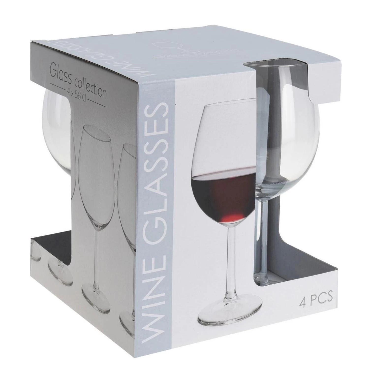 Wijnglas 58 Cl Set 4 Stuks 1 Wijnglas 58 Cl Set 4 Stuks