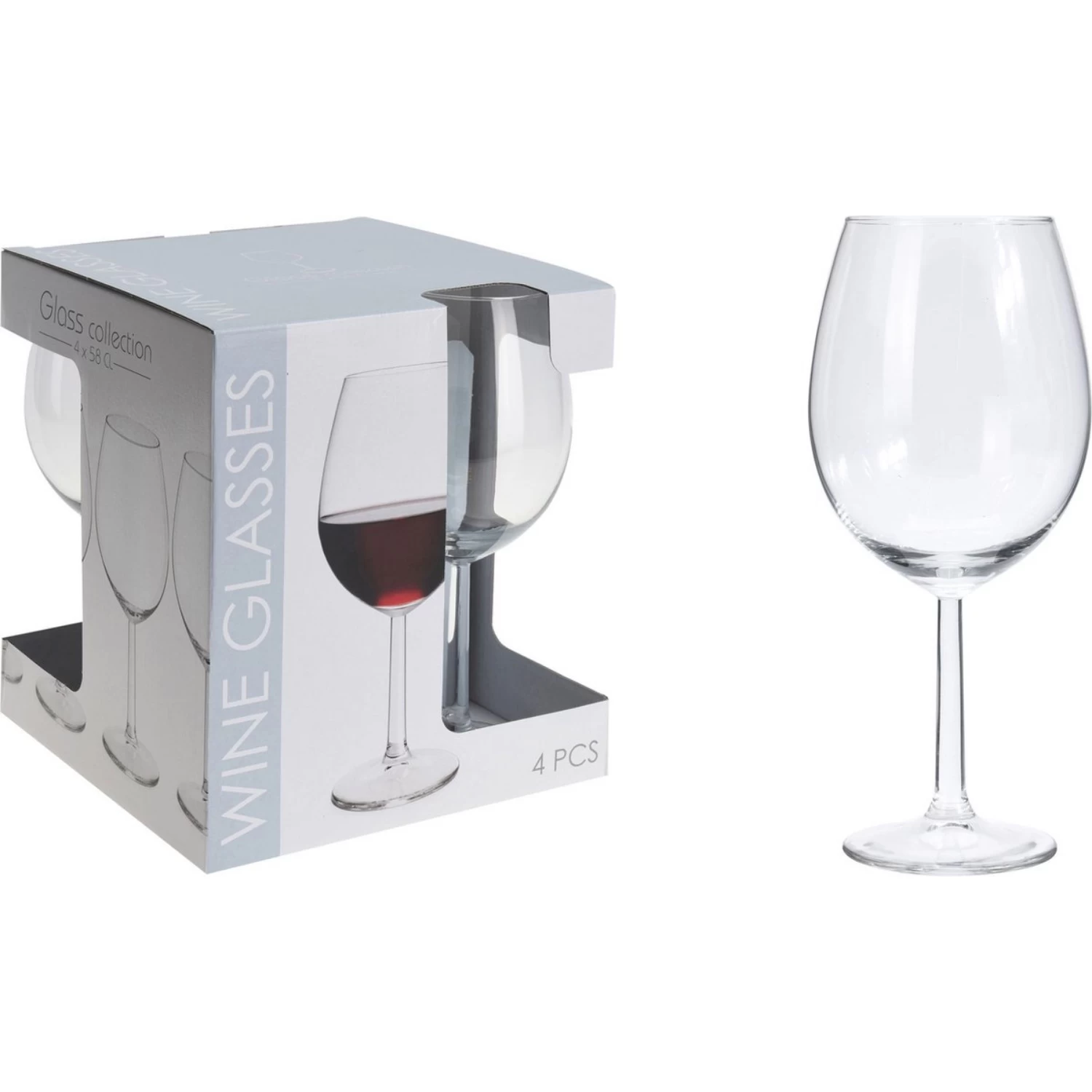 Wijnglas 58 Cl Set 4 Stuks 2 Wijnglas 58 Cl Set 4 Stuks - Afbeelding 2