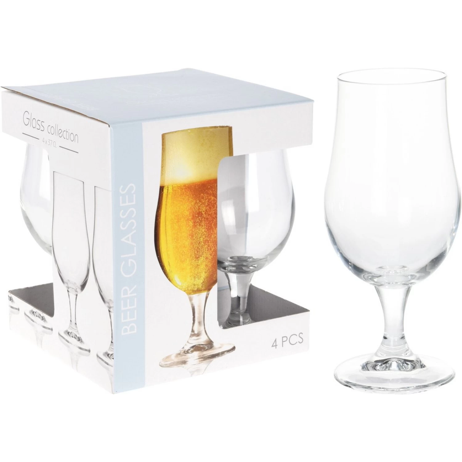 Bierglas 370Ml Set 4 Stuks 3 Bierglas 370Ml Set 4 Stuks - Afbeelding 3