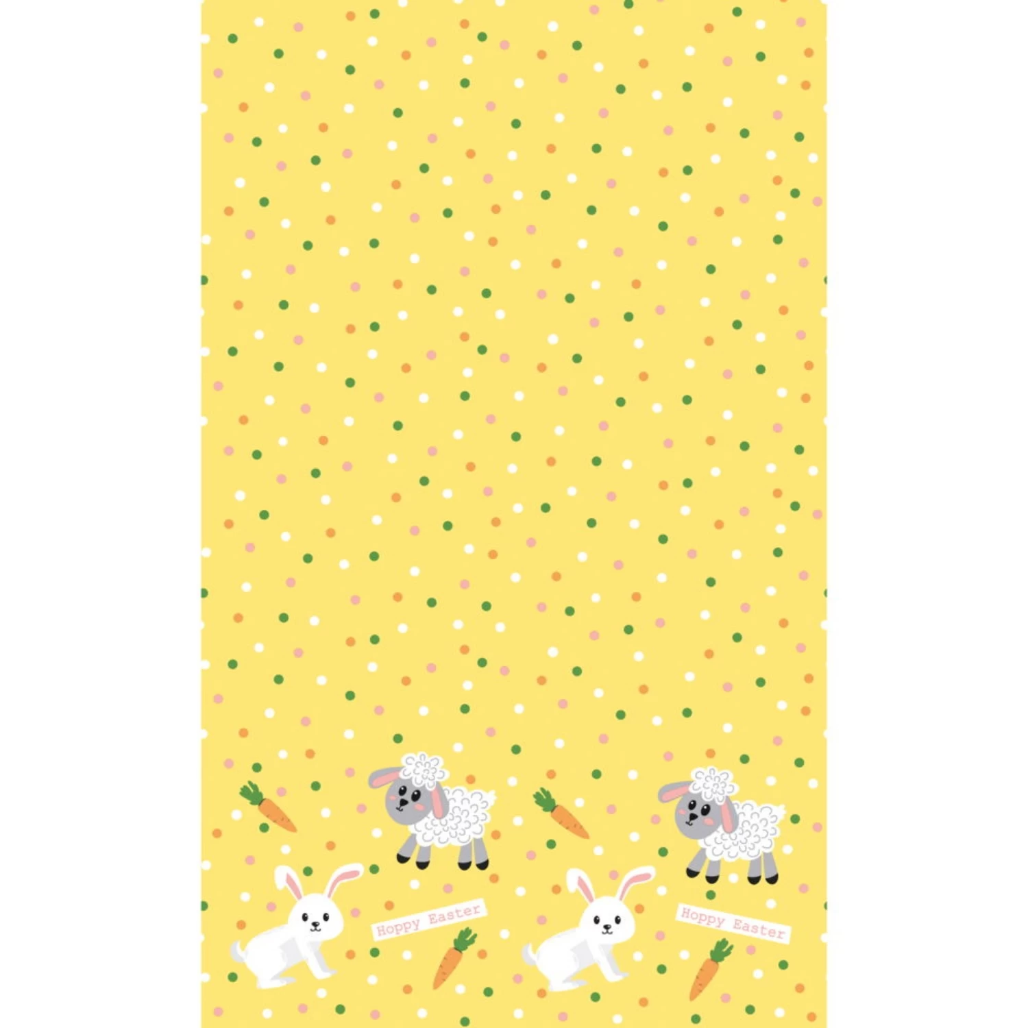 Paas Tafellaken Hoppy Easter 138x220 Cm 1 Paas Tafellaken Hoppy Easter 138x220 Cm
