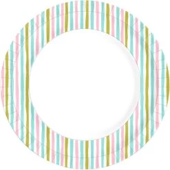 Borden Stripes Multi 22 Cm 10 Stuks