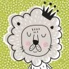 Servetten Playful Lion King 33x33 Cm