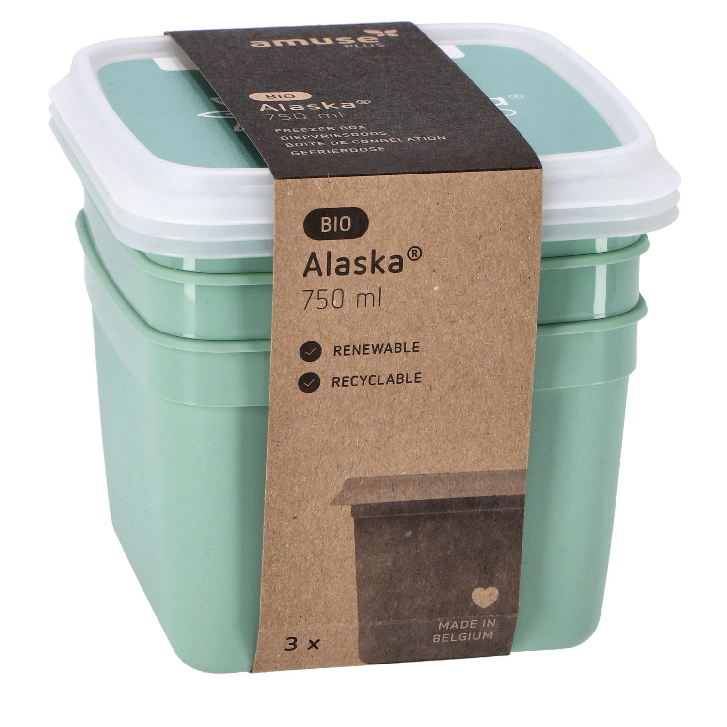 Alaska 3 Diepvriesdozen Vierkant 0.75 L 3 Alaska 3 Diepvriesdozen Vierkant 0.75 L - Afbeelding 3