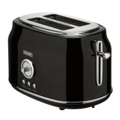 Bourgini Retro Toaster Black