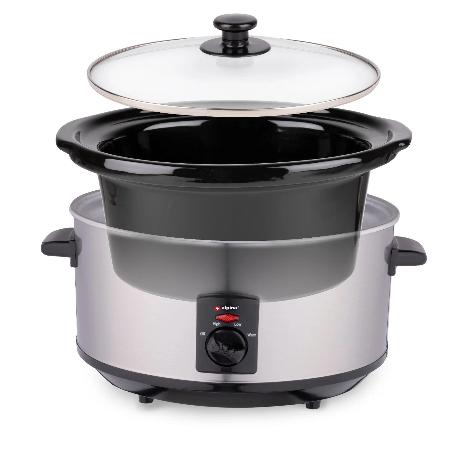 Alpina Slowcooker 3,5L 240W 2 Alpina Slowcooker 3,5L 240W - Afbeelding 2
