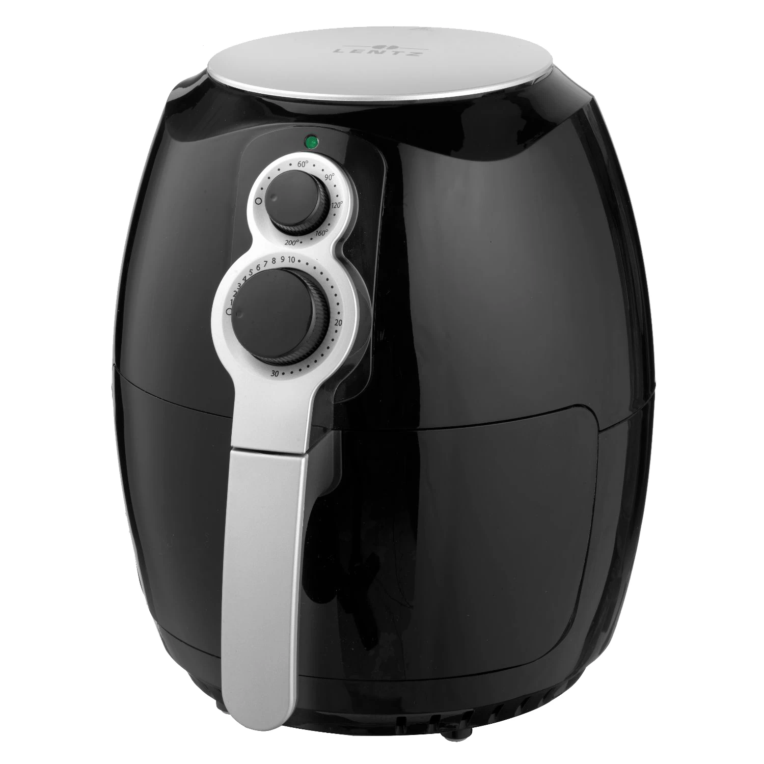 Lentz Airfryer 29024 3.6L 1400W Zwart 1 Lentz Airfryer 29024 3.6L 1400W Zwart