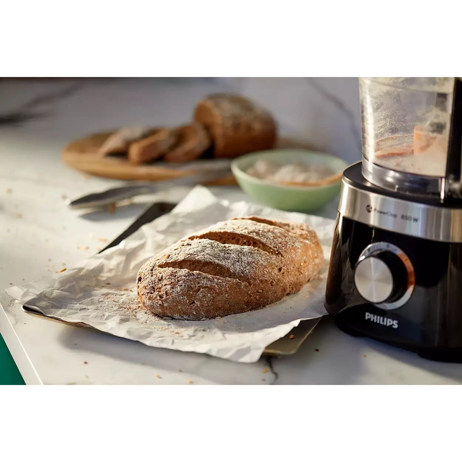 Philips Keukenmachine HR7530/10 Viva 850W Zwart/RVS 4 Philips Keukenmachine HR7530/10 Viva 850W Zwart/RVS - Afbeelding 4