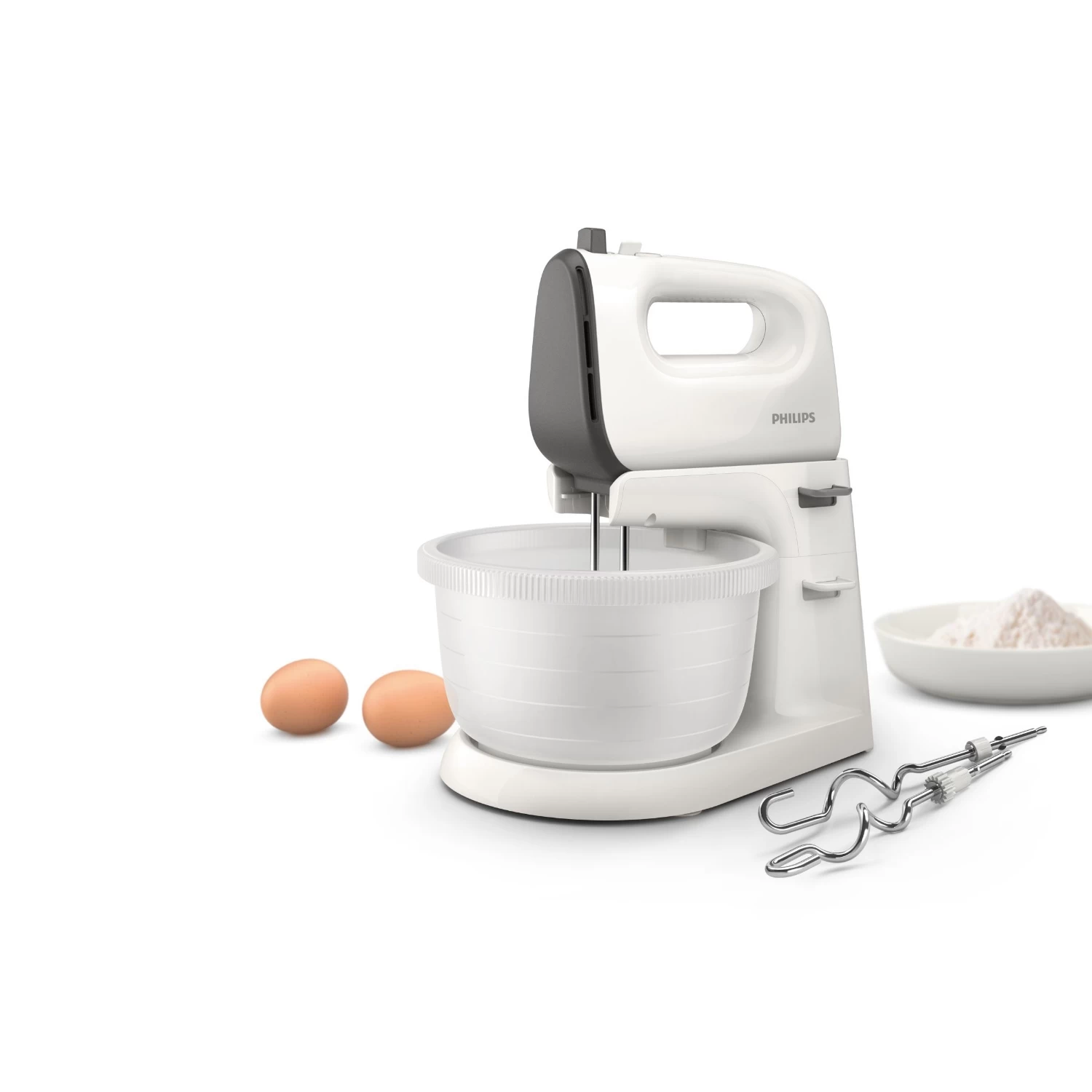 Philips Handmixer Met Mengkom HR3745/00 2 Philips Handmixer Met Mengkom HR3745/00 - Afbeelding 2