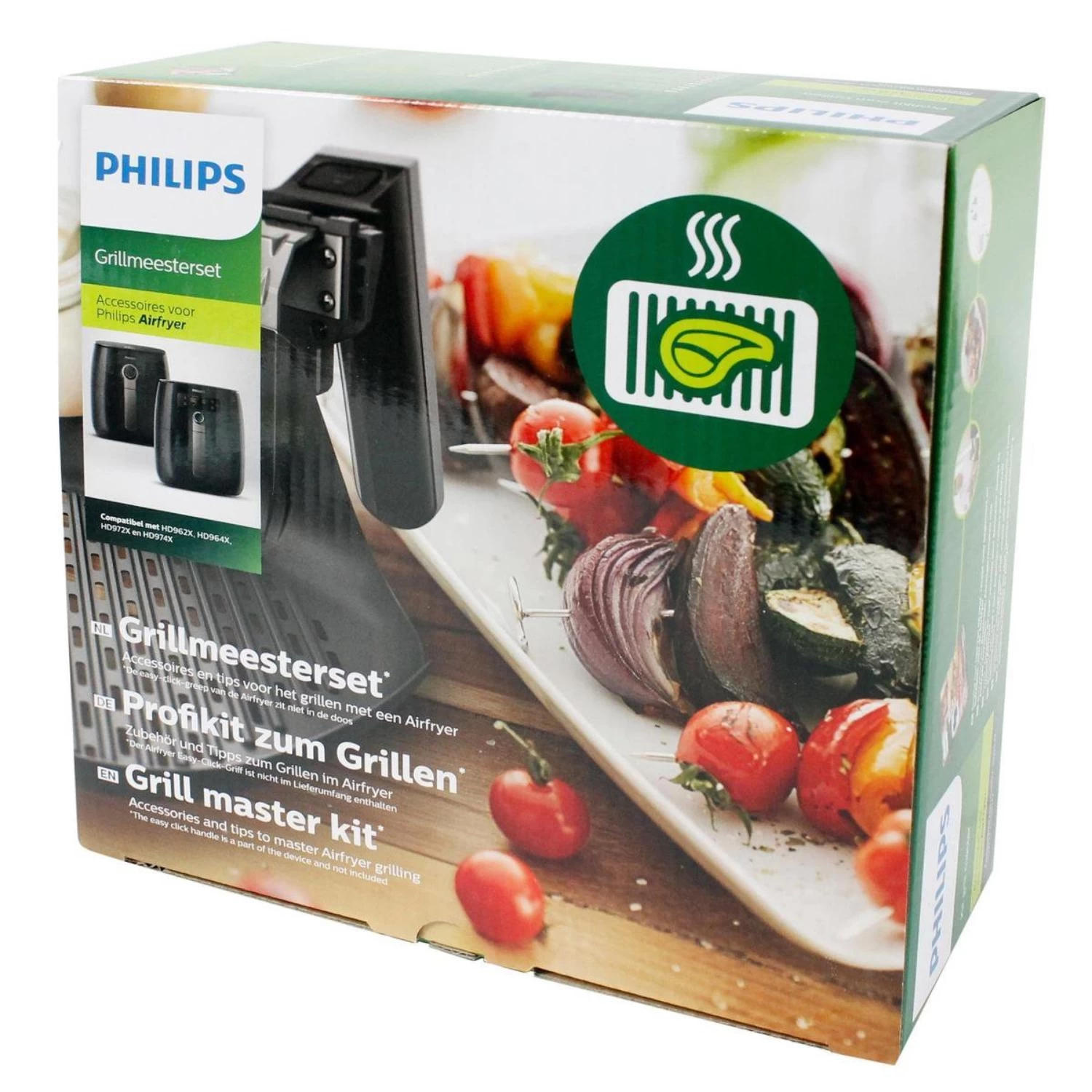 Philips Airfryer Accessoire HD9941/00Grillmeesterset Voor Airfryer Compact 2 Philips Airfryer Accessoire HD9941/00Grillmeesterset Voor Airfryer Compact - Afbeelding 2