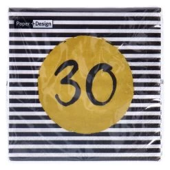 Servetten 30th Birthday 33x33 Cm