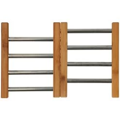 Onderzetter RVS Met Bamboe 21,5 X 22 Cm -Keukenwinkel 9bd82492973ec95fe7651d6985050300