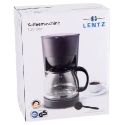 Koffiezetapparaat 1,25L Zwart 750W 9 Koffiezetapparaat 1,25L Zwart 750W -Keukenwinkel bb7a545f64dcbc170ce5ff023bb39618