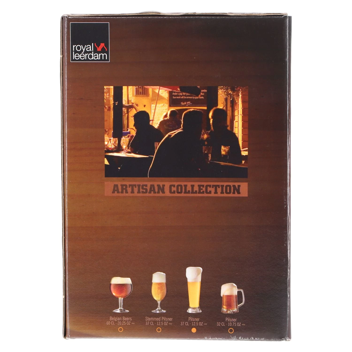 Royal Leerdam Bierglas Pilsner 4 Stuks 3 Royal Leerdam Bierglas Pilsner 4 Stuks - Afbeelding 3